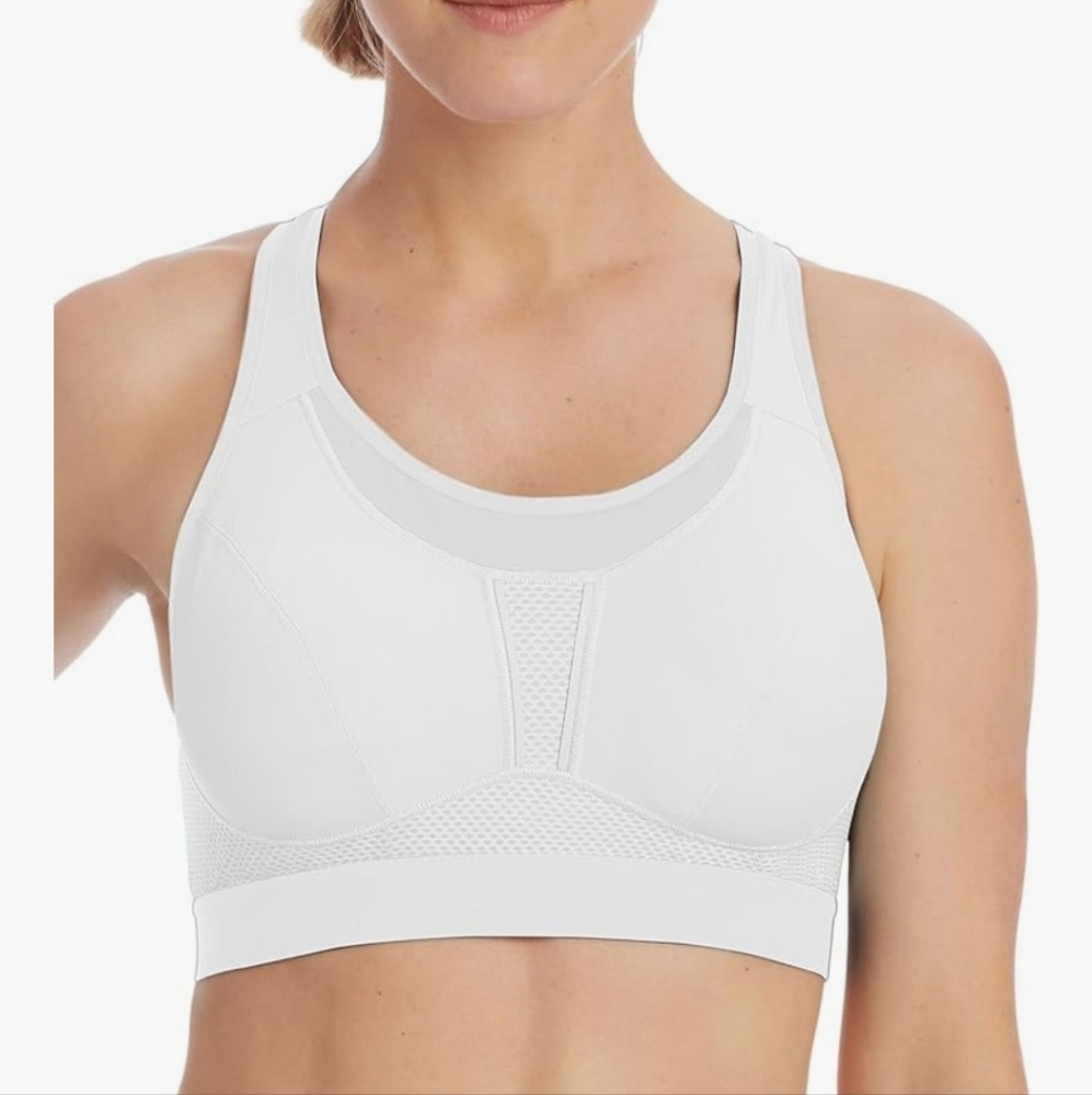 Champion  B1346 Ultra Light Max Sports Bra WHITE Size 38C NWT $60